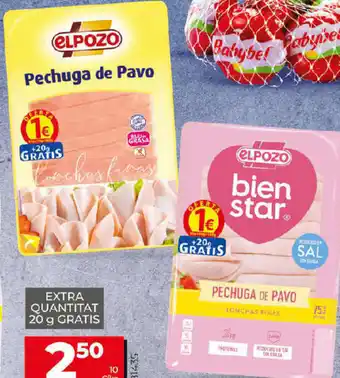 Dia Pit de Gall Dindi/Pit de Gall Dindi Bienstar En Fines Rodanxes ElPozo 85 g + 20 g Extra oferta