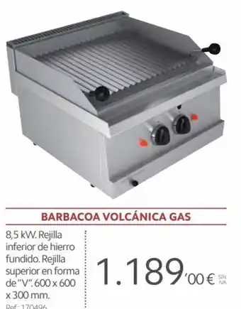 Makro Barbacoa Volcánica Gas oferta