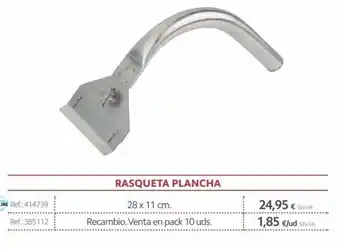 Makro Rasqueta Plancha 28 x 11 cm oferta