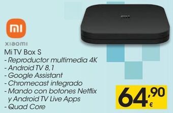 Eroski Xiaomi mi tv box s oferta