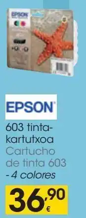 Eroski Epson cartucho de tinta 603 oferta