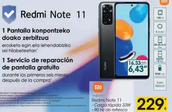 Eroski Redmi note 11 oferta