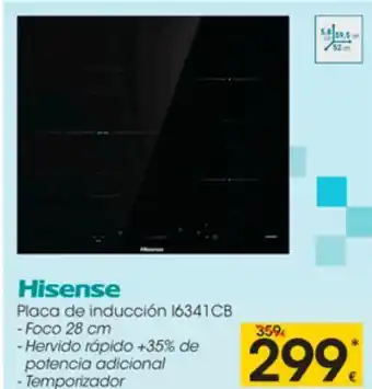 Eroski Hisense placa de inducción 16341cb oferta