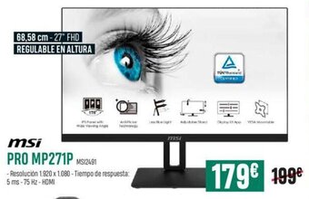 PCBox MSI Pro MP271P oferta