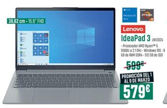 PCBox Lenovo IdeaPad 3 oferta