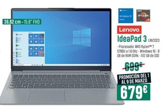 PCBox Lenovo IdeaPad 3 oferta