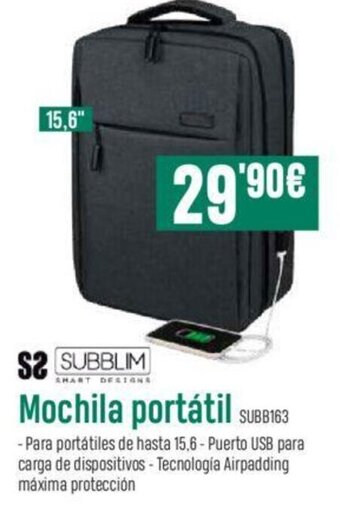 PCBox Subblim Mochila Portátil oferta