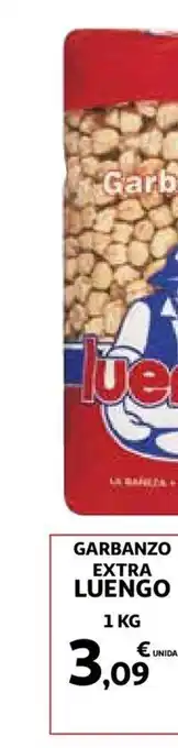 Alcampo Luengo Garbanzo Extra 1kg oferta