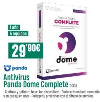 PCBox Panda Antivirus Panda Dome Complete oferta