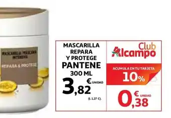 Alcampo Pantene Mascarilla Repara Y Protege 300ml oferta
