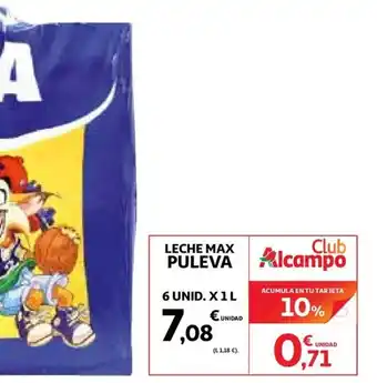 Alcampo Puleva Leche Max x1L oferta