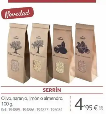 Makro Serrín Olivo, Naranjo, Limón o Almendro 100 g oferta