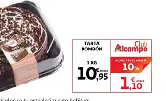 Alcampo Bombón Tarta 1kg oferta
