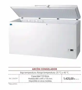 Makro Arcón Congelador 885x695x725mm oferta