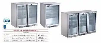 Makro Armario Inox Puertas Abatibles oferta