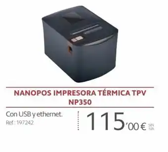 Makro Nanopos Impresora Térmica TPV NP350 oferta