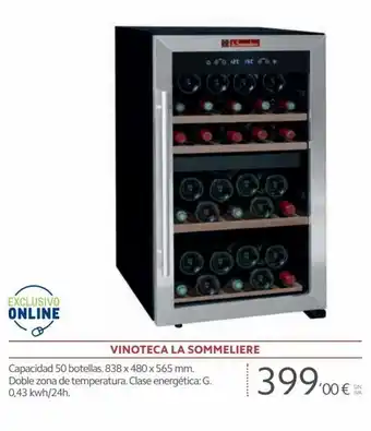 Makro Vinoteca La Sommeliere 838x480x565mm oferta