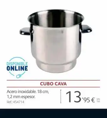 Makro Cubo Cava 18cm , 1.2mm oferta