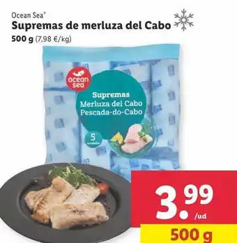 Lidl Suprema de merluza ocean sea oferta