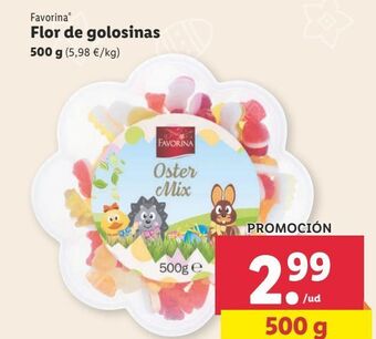 Lidl Flor de golosinas oferta