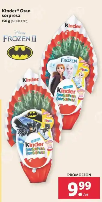 Huevo de chocolate kinder