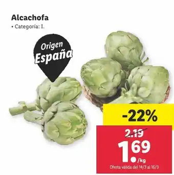 Lidl Alcachofas oferta