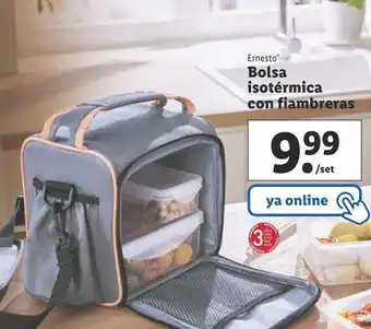 Lidl Bolsa isotérmica con fiambrera ernesto oferta