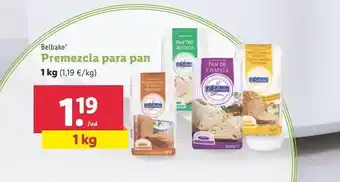 Lidl Premezcla para pan belbake oferta