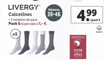 Lidl Calcetines livergy oferta