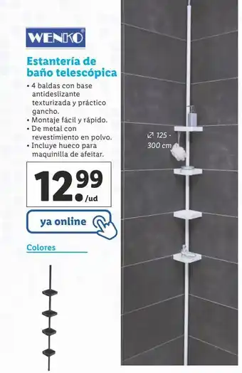 Lidl Estantería de baño wenko oferta