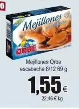 FROIZ Mejillones Orbe Escabeche oferta