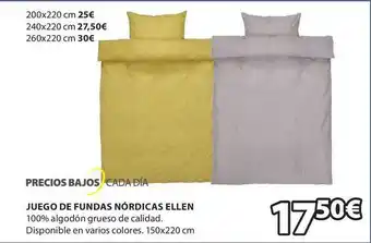 JYSK Juego De Fundas Nórdicas Ellen oferta