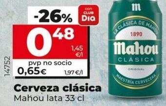 La Plaza de DIA Cerveza mahou oferta