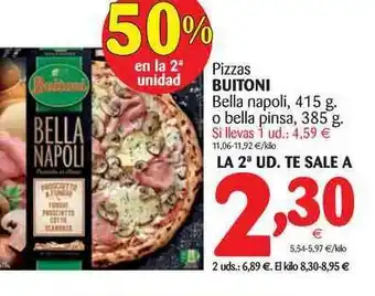 Alimerka Buitoni Pizzas Bela Napoli O Bella Pinsa oferta