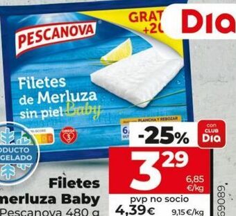 Maxi Dia Filetes de merluza pescanova oferta