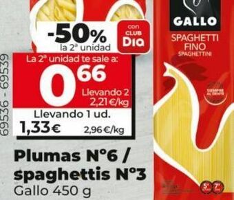 Maxi Dia Espaguetis gallo oferta