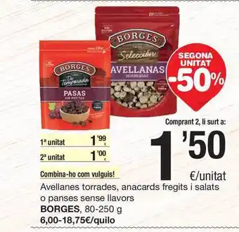 SPAR Fragadis Borges 80-250g oferta