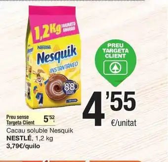 SPAR Fragadis Nestlé Cacau Soluble Nesquik, 1,2 Kg oferta