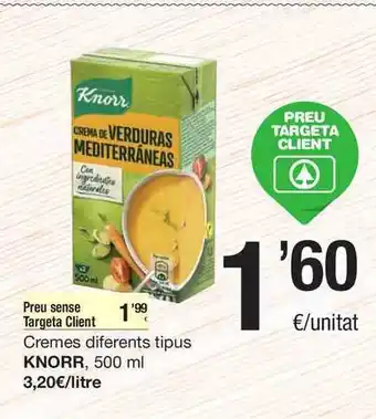 SPAR Fragadis Knorr Cremes Diferents Tipus , 500Ml oferta