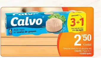 SPAR Fragadis Calvo Tonyina Clara En Oli De Gira-sol oferta