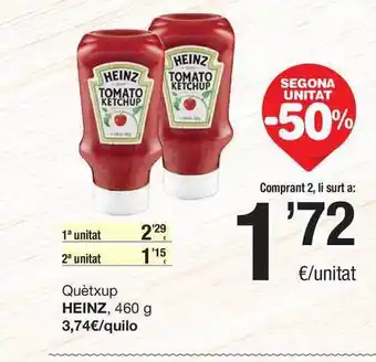 SPAR Fragadis Heinz Quètxuo 460g oferta