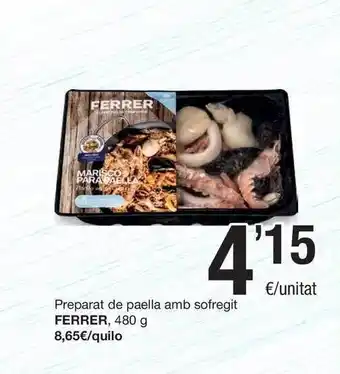 Ferrer Preparat De Paella Amb Sofregit 480g