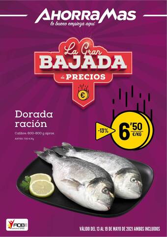 AhorraMas Dorada Ración oferta