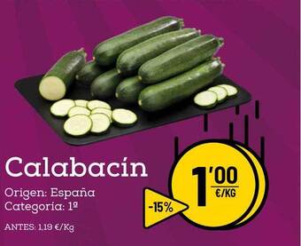AhorraMas Calabacín oferta