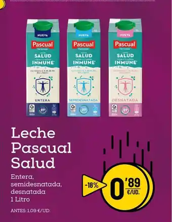 AhorraMas Leche Pascual Salud 1 litro oferta