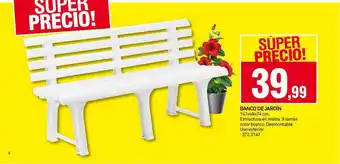 Bricoking Banco De Jardín oferta