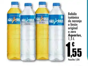Unide Supermercados Bebida Isotónica De Naranja O Limón Orginal O Zero Aquarius oferta