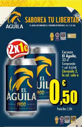 Unide Supermercados Cerveza El águila 33cl oferta
