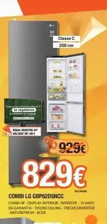 Expert Classe c 200 cm te regalamos regal monitor kalorat en 12€ 929€ 829€ combi lg gbp62dsncc combine display interior inverte oferta
