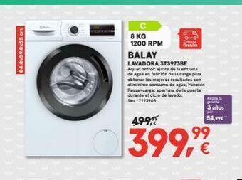 Worten Lavadoras balay oferta